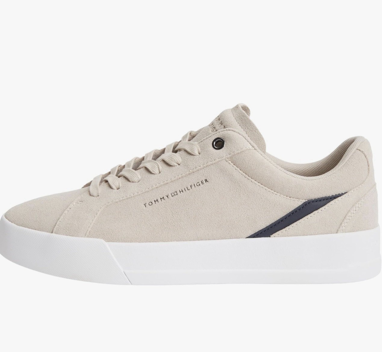 Tommy Hilfiger Men's Th Court Premium Suede Fm0fm05880 Low Top Brand New Size 8 image 3