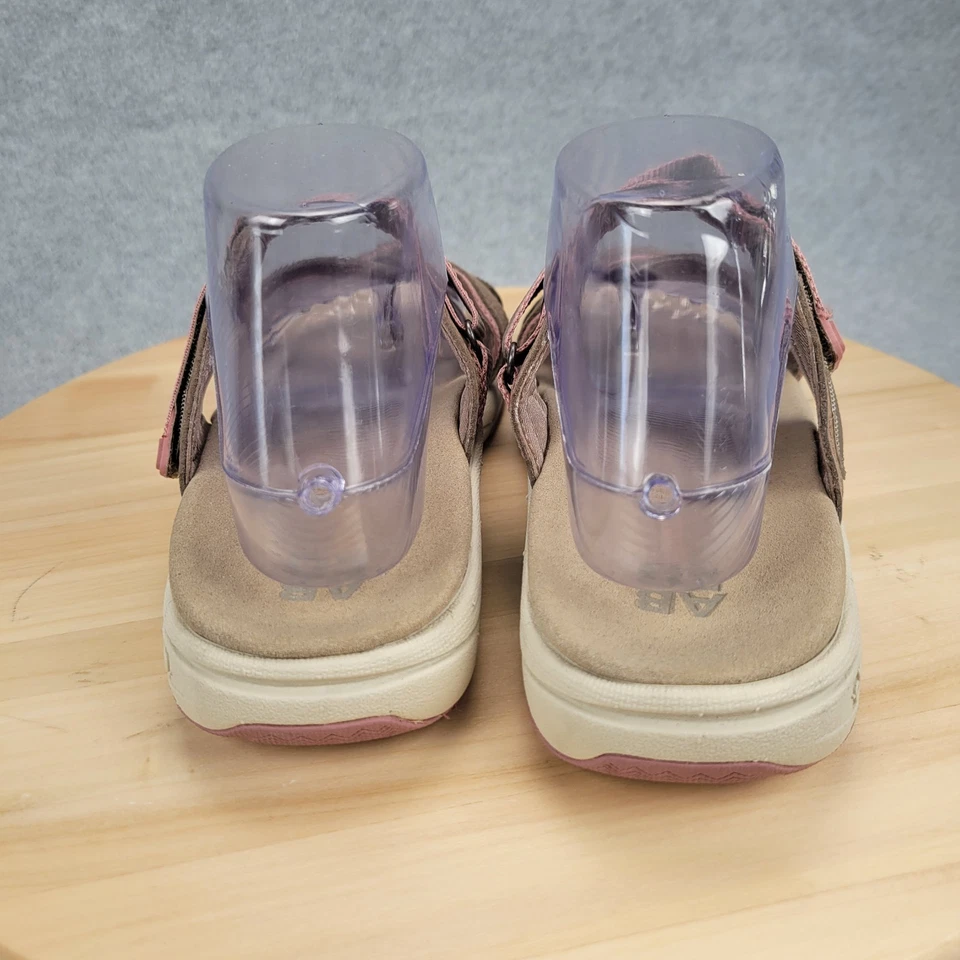 Sandalias planas informales Abeo para mujer 8,5 estrecho Gusto deslizable de cuero Foto 4 de 4