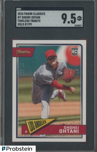 2018 Panini Chronicles Classics #7 Shohei Ohtani RC