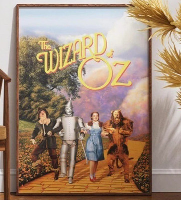 Wizard of Oz Vintage Movie Poster Wall Art 24x36 Unframed