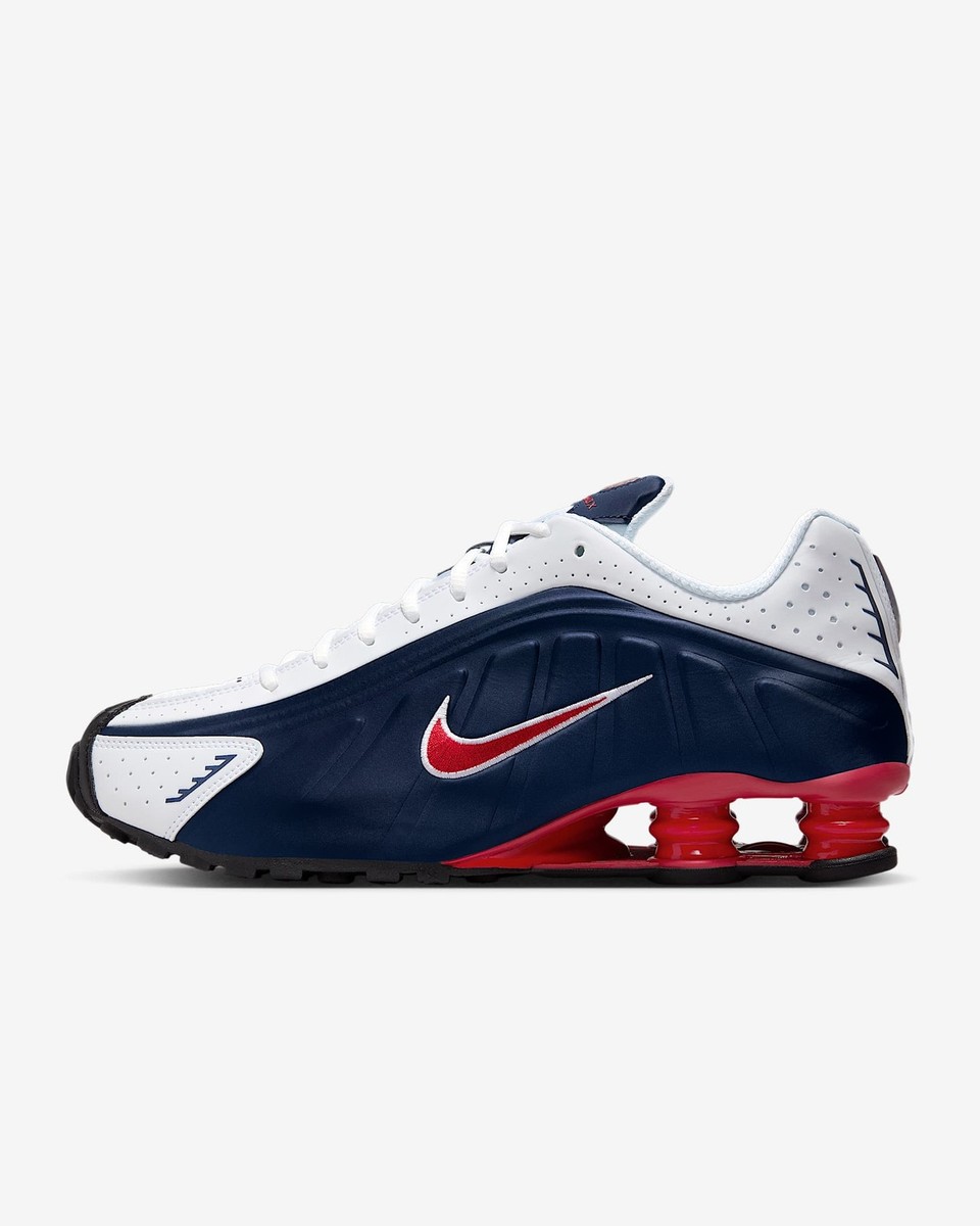 Nike Shox R4 'USA' Sneaker Midnight Navy/White-Gym Red HQ1988-400