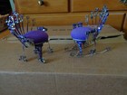 Vintage metal soda can chair & rocker pin cushion SET — photo 2