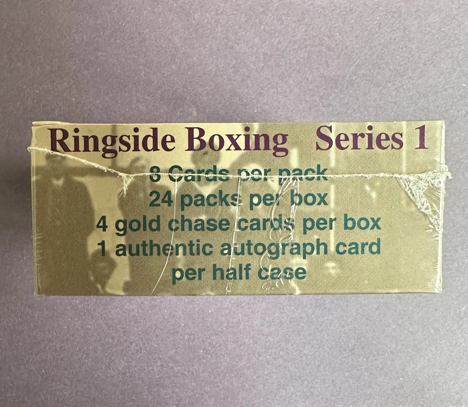 1996 Ringside Boxing Series 1 Hobby Box Sealed 24 Packs Christy Martin - Image 2 of 4