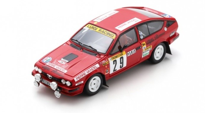 Spark Alfa Romeo GTV6 miniature de collection en résine haut de gamme