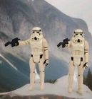 2x 1977 Vintage Stormtrooper Figure Lot Star Wars 100% Complete Hk