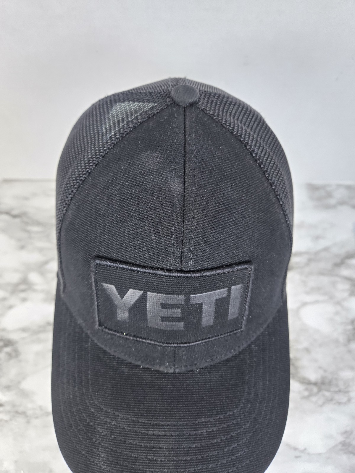 Yeti - Black Patch Adjustable Ventilated Snapback… - image 3