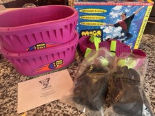 Moon Shoes by Big Time Toys 2005 Y2K Unused In Box W/ 50 Bands  Instructions