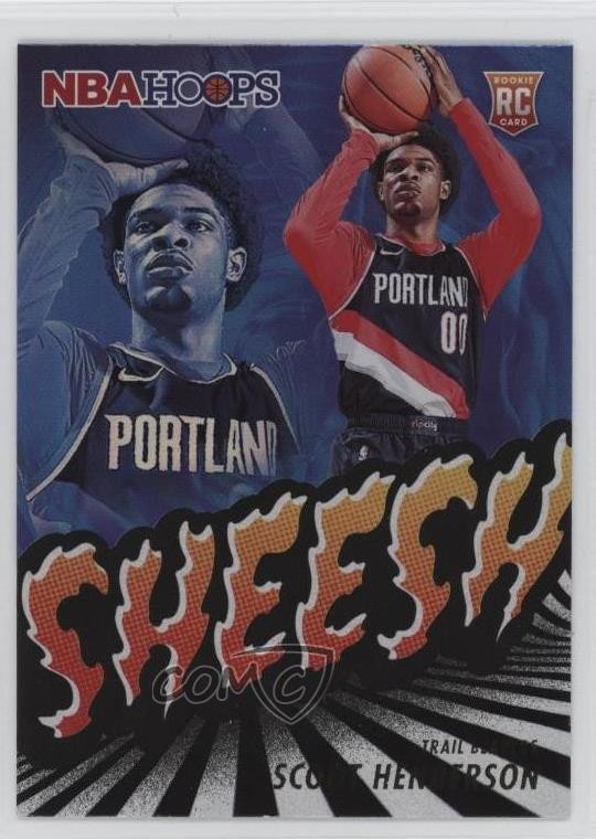 2023-24 Panini NBA Hoops Sheesh Holo Scoot Henderson #11 Rookie RC 0c8y