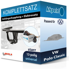 Für VW Polo Classic 95-99 IMIOLA HAK-POL Anhängerkupplung starr + 13polig E-Satz