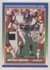 1990 Score Michael Brooks #384 te2