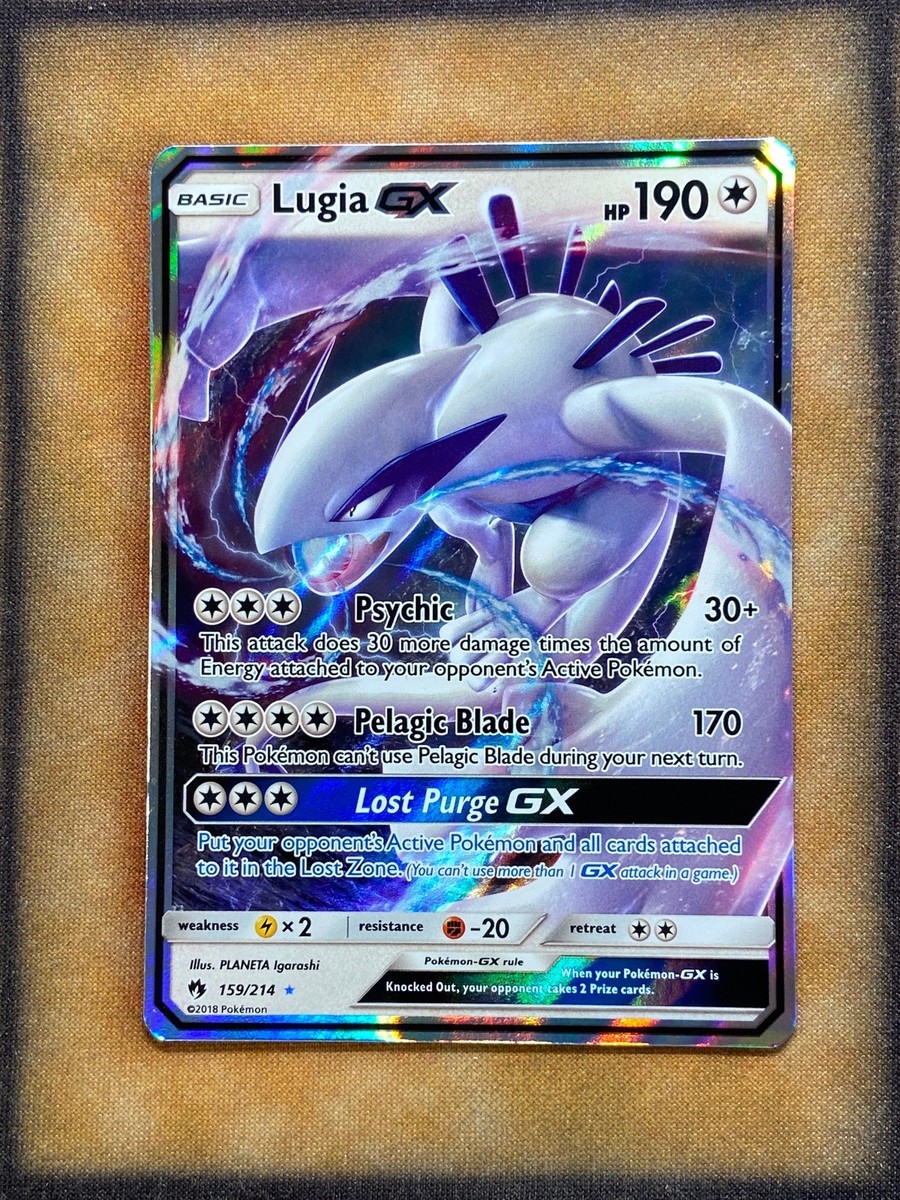 Pokemon Lugia GX 159/214 Lost Thunder Ultra Rare Holo NM | eBay