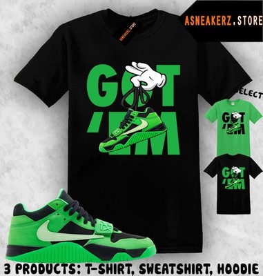 Tee Shirt Matching Travis Scott Jumpman Jack Green Spark To Match Sneaker Got Em