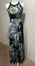 I.N.C International Concept Women’s Floral Sleeveless Maxi Dress, Petite M NWT