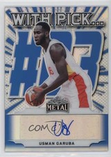 2021 Leaf Metal With Pick…Auto Blue Rainbow 3/50 Usman Garuba #WP-UG1 Auto 1c0k