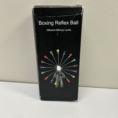 3 Difficulty Levels Boxing Reflex Ball w/Headband for Reaction Agility Punching