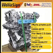 Long Block Engine Assembly For 2008-2019 Benz C E Class GLK M274920 M274 2.0L L4