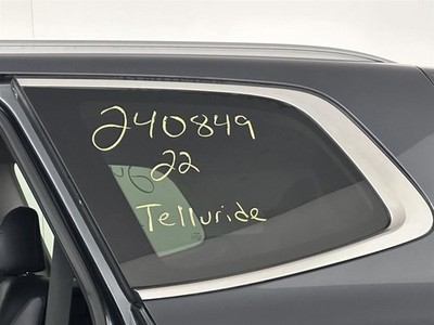 Driver Quarter Glass Satin Chrome Surround Fits 20-22 TELLURIDE 2713208