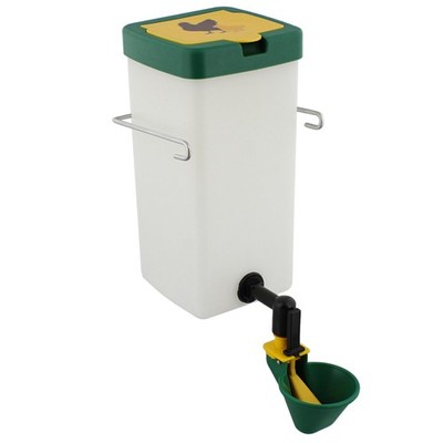 Rural365 Automatic Chicken Waterer System - 1L Green Poultry Watering Cup 32oz