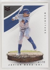 2020 Panini Chronicles Magnitude Red 62/99 Javier Baez #21 0m4q