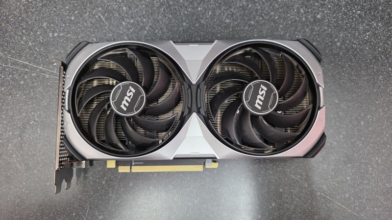 MSI Nvidia GEFORCE RTX 4070 VENTUS 2X OC 12GB GDDR6X GPU Graphics Card - FAULTY