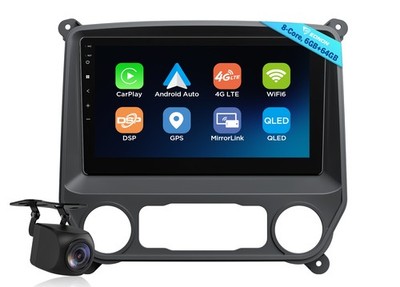 Eonon GMSX6S2 Android 10.1'' QLED 6+64 for Sierra 2014-2018 Car Radio CarPlay SWC