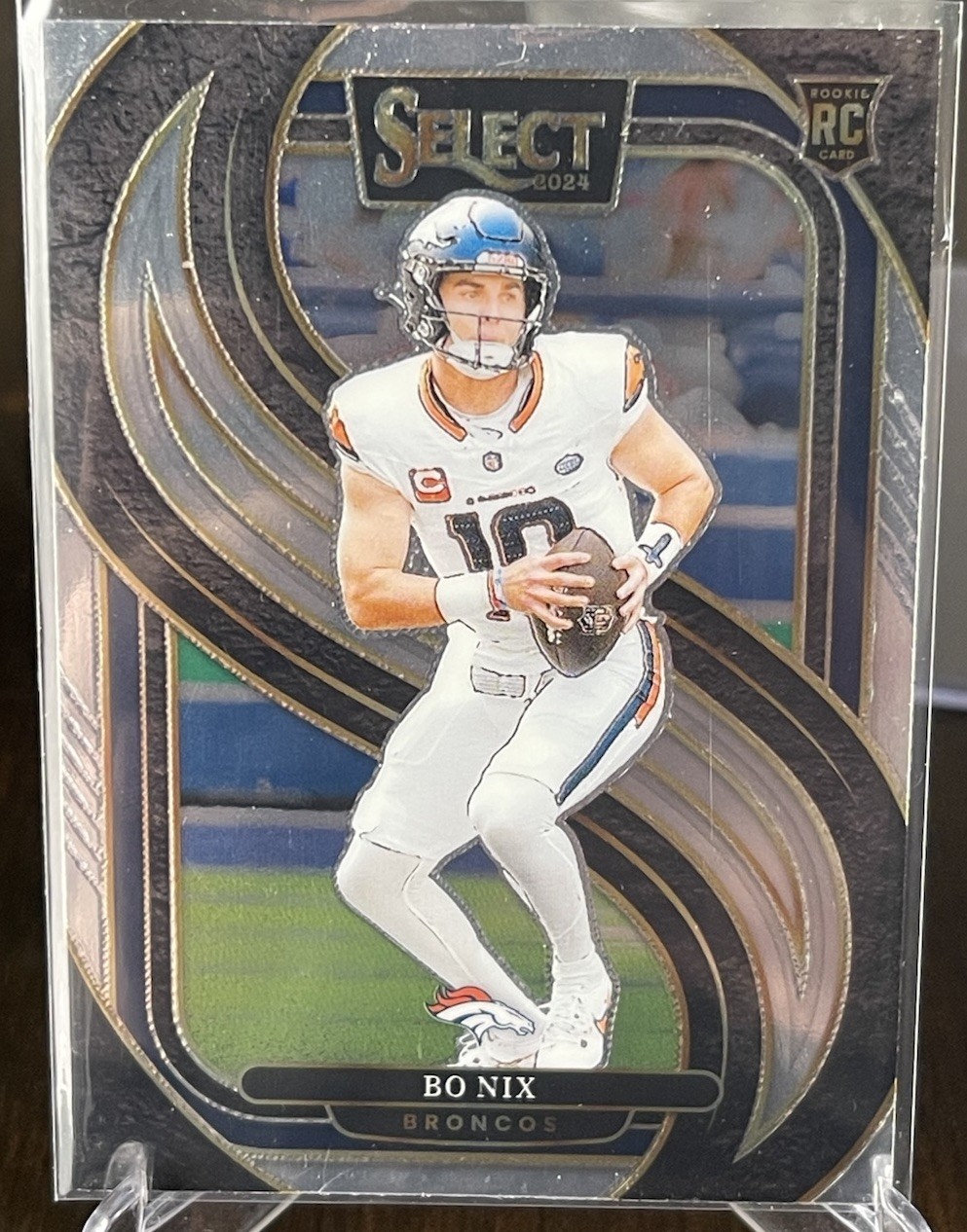 2024 Panini Select - Bo Nix Premier Level #117 Rookie Denver Broncos RC Oregon
