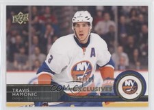 2014-15 Upper Deck UD Exclusives 33/100 Travis Hamonic #121 0c1o