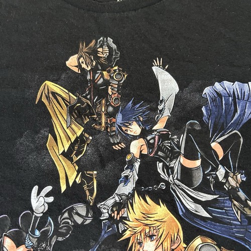 Rare Kingdom Hearts Birth by Sleep Graphic T-Shirt Black Size XL Disney Game Tee - Bild 5 von 9