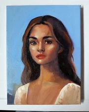 oil paintings original «Portrait study 3”, 12x9, oil on canvas