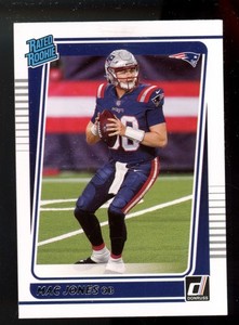 2021 PANINI  DONRUSS MAC JONES  RATED ROOKIE #255 PATRIOTS