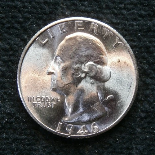 1946-S Washington Quarter nice BU