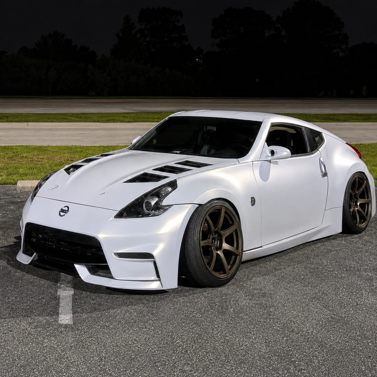 Parachoques delantero de poliuretano KBD Nismo V2 Style de 1 pieza para 370Z Nissan 09-20 kbd_