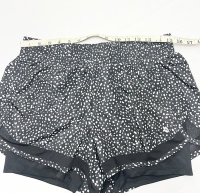RBX X-Dri Women's Moisture Wicking Crossfit Two Layer Running Shorts Sz M