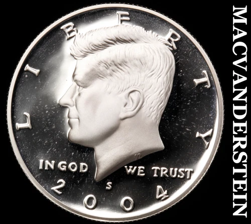 2004-S Kennedy Half Dollar- Silver- Choice Gem Proof Luster No Reserve #i8840