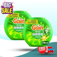 HOT SALE Gain Flings 3in1 Oxi Boost Laundry Pacs Original Scent 76 Ct 2 Pk