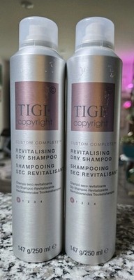 2 Pack TIGI Copyright Revitalizing Dry Shampoo 5.2 oz/250 ml each