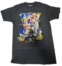 Sonic the Hedgehog New Adult T-Shirt  SONIC MYSTERY 2 COMIC TEE OFFICIAL SEGA
