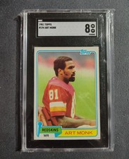 Art Monk 1981 Topps #194 (RC) Rookie Card!  SGC 8 Freshly Graded!!. rookie card picture
