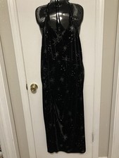 4x Cider Maxi Dress Plus Size Ruched Firework Print Long Side Slit Elegant Gown