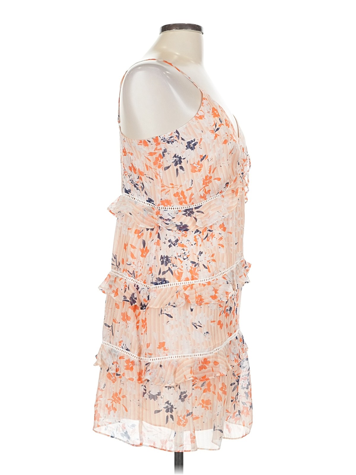 Ramy Brook Women Orange Cocktail Dress L thumbnail 3