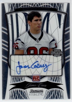 2009 James Casey Bowman Sterling   Auto  RC 364/999    #145 (B2886)