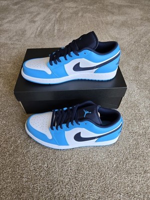 Air Jordan 1 Low UNC 2021 White DK Powder Blue Obsidian 553558-144