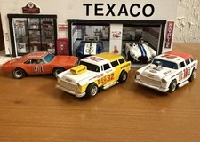 Tyco Mattel 440x2 H.o. Custom 55 Chevy Nomad 32 Stock Car Chrome Rims Slot Car Tyco Mattel 440x2 H.o. Custom 55 Chevy Nomad 32 Stock Car Chrome Rims Slot Car