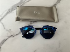 Women s CHRISTIAN DIOR SO REAL Sunglasses Blue Reflective