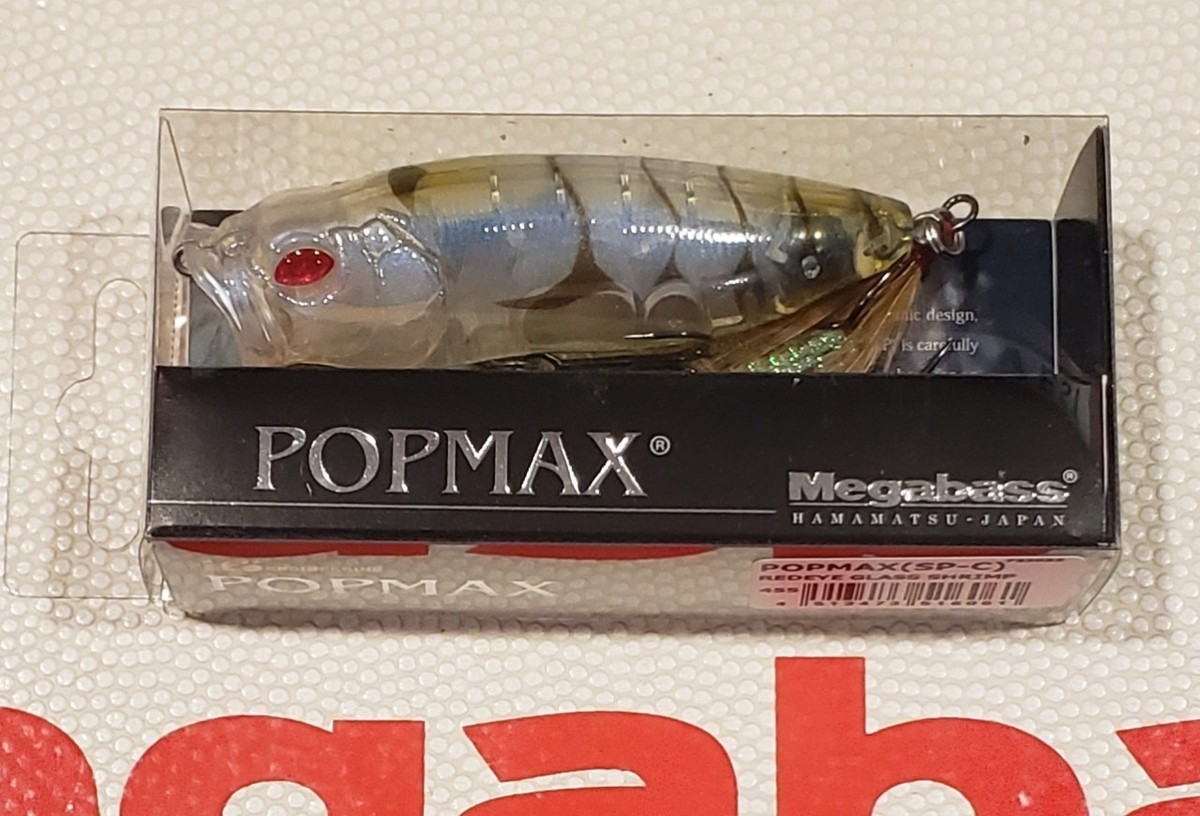 ルアー・フライ Megabass POPMAX REDEYE GLASS SHRIMP SP-C WOW Megabass POP MAX 