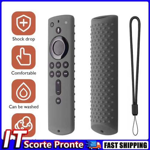 Custodia per telecomando per Fire TV Stick 4K 2018/Fire TV Stick 4 (Grigio scuro