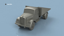 L'Arsenal Modelos 1/700 LONA OPEL BLITZ DESCUBIERTAS Y PLANAS (10) Juego Impreso en 3D