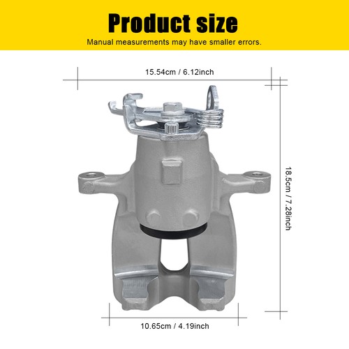 For Vauxhall Insignia Brake Caliper For Electric Brake Rear Right Side 2008-2017 - Picture 4 of 17