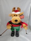 Department 56 Animated Rockin Rollers Reindeer Skier 16" Christmas VIDEO Working