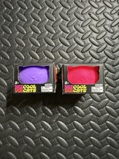 Schylling Nee Doh Cool Cats Pink & Purple Lot Of 2 Squeeze Toy BRAND NEW